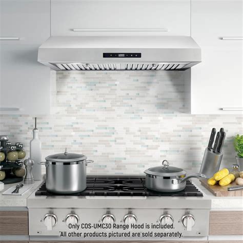 30 range hoods stainless steel under cabinet|lowe's range hood 30 inch.